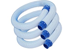 Qsbon 39 Inch Pool Cleaner Hose, Compatible with Zodiac Baracuda MX6, MX8, T3, T5, X7 Pool Cleaners, is a Twist Lock Pool Vacuum Hose for Inground Pools (3 Pack)