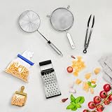 Fackelmann Stainless Steel Sieve Colander 18cm White Handle Inlay view 6