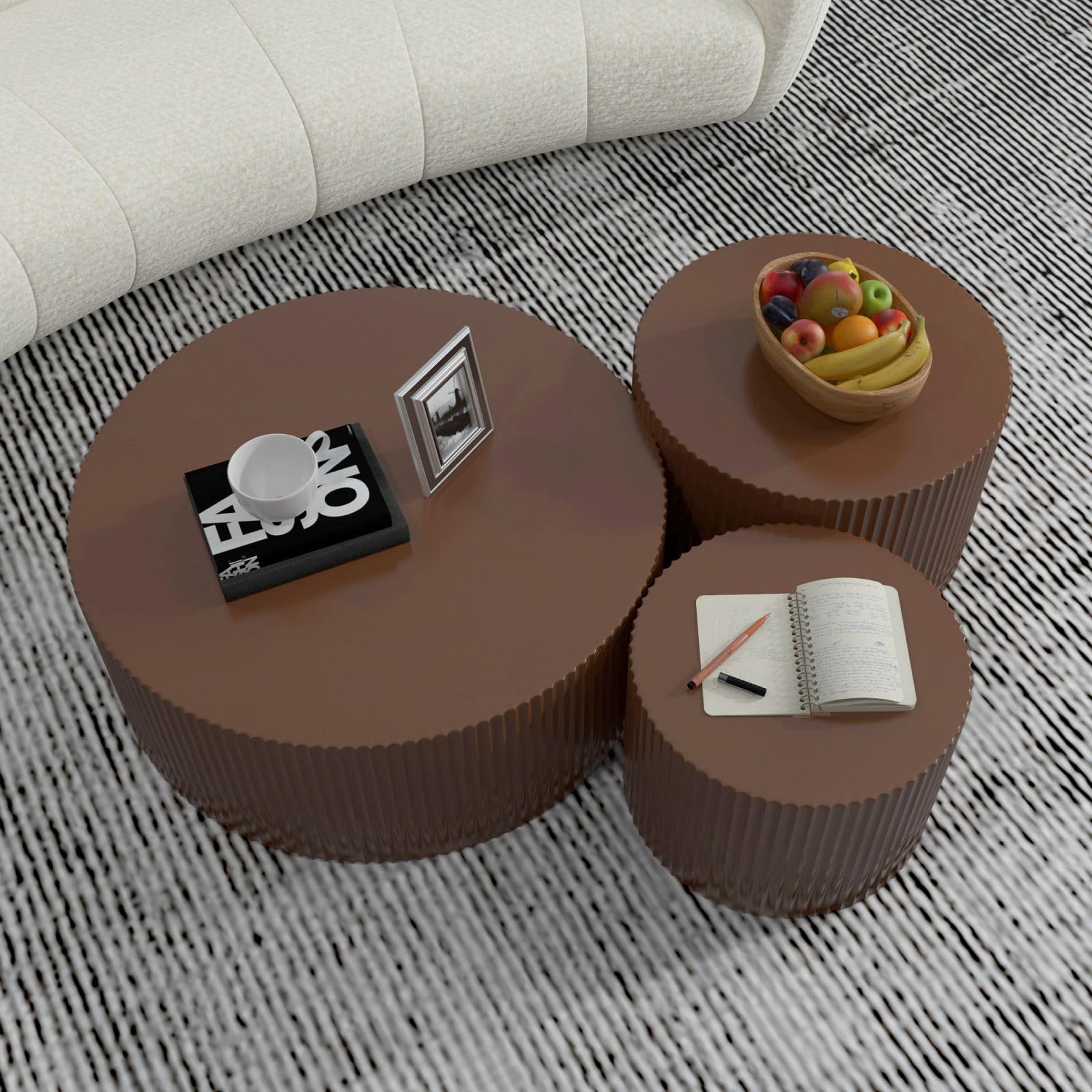 KEVINSPACE Living Room Coffee Table Set of
