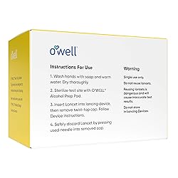 OWell Lancing Device Kit + 100 Sterile O'WELL Twist