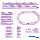 Authentic Knitting Board Adjustable Multi-Knit Loom, snap in parts, small and large gauge
