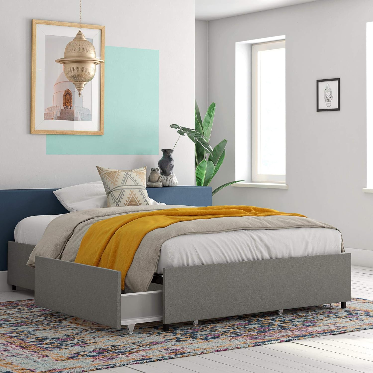 Best bed frame with side storage