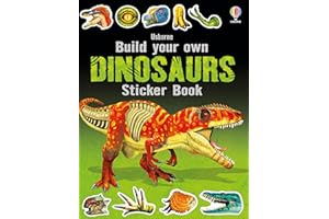 Build Your Own Dinosaurs Sticker Book: A Screen-Free Activity with 20 Fierce Giants and Fun Statistics for Kids (Ages 5-8)