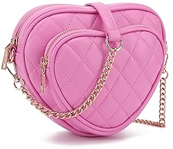 lola mae Heart Shape Satchel Crossbody Purse for
