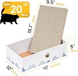 Conlun Cat Scratching Board with Box Large Heavy-Duty Cardboard Scratch Pad view 3