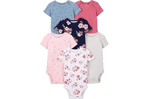 Simple Joys by Carter's Baby-Girls 6-Pack Short-Sleeve Bodysuit