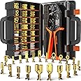 SOMELIN Wire Terminal Crimping Tool Kit,2.8/3.9/4.8/6.3mm Male Female Disconnect Terminals, AWG 24-14 Crimping Pliers for Molex 2.13/2.36mm, AMP - TE CONNECTIVITY Connectors,Spade Connectors Kit