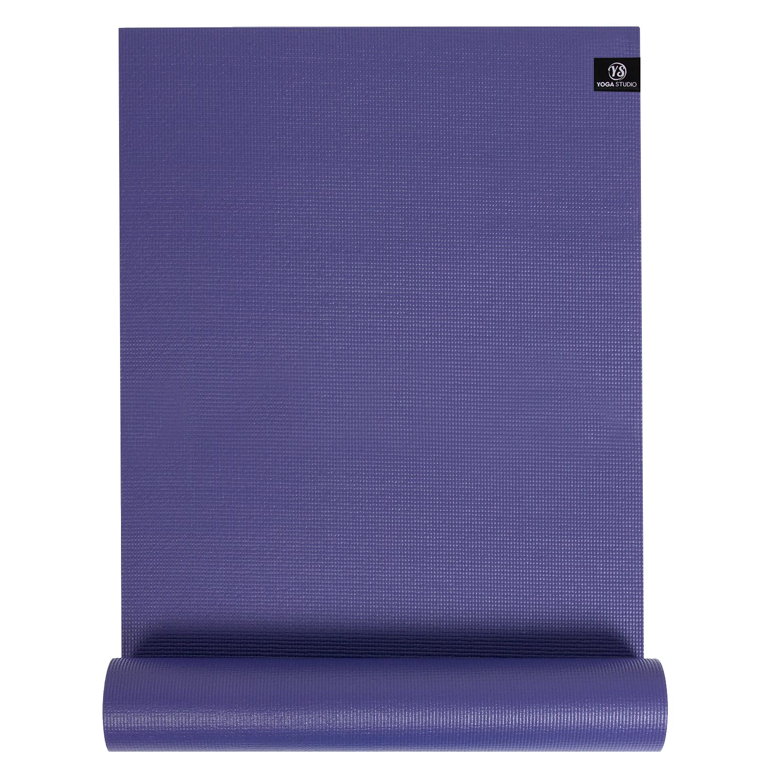 Yoga Studio Sticky Yoga Mat | Oeko-Tex Tear Proof Non-Slip | Workout Exercise Gym Fitness Yoga & Pilates Mat | 183cm x 61cm x 6mm (Purple)