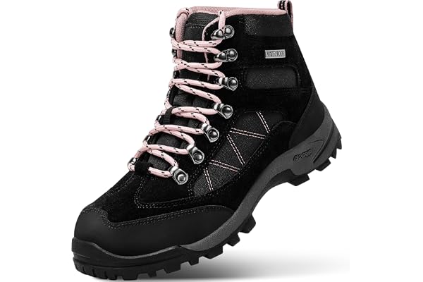 @ R CORD Womens Hiking Boots Womens Hiking Shoes Waterproof Backpacking Boots Lightweight Breathable Non-slip Durable Hiking