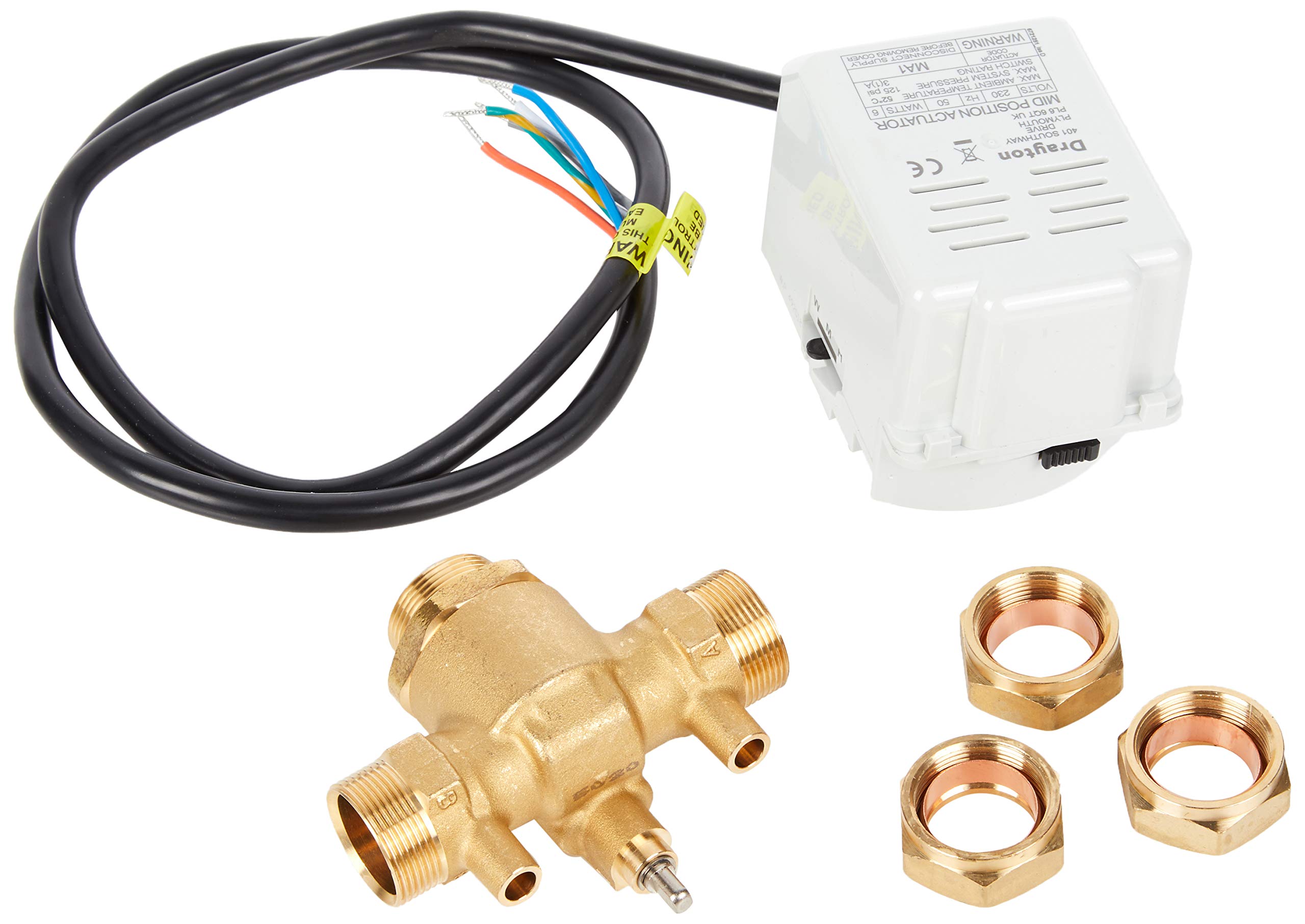 Drayton 27101 22mm 3 Port Motorised Valve