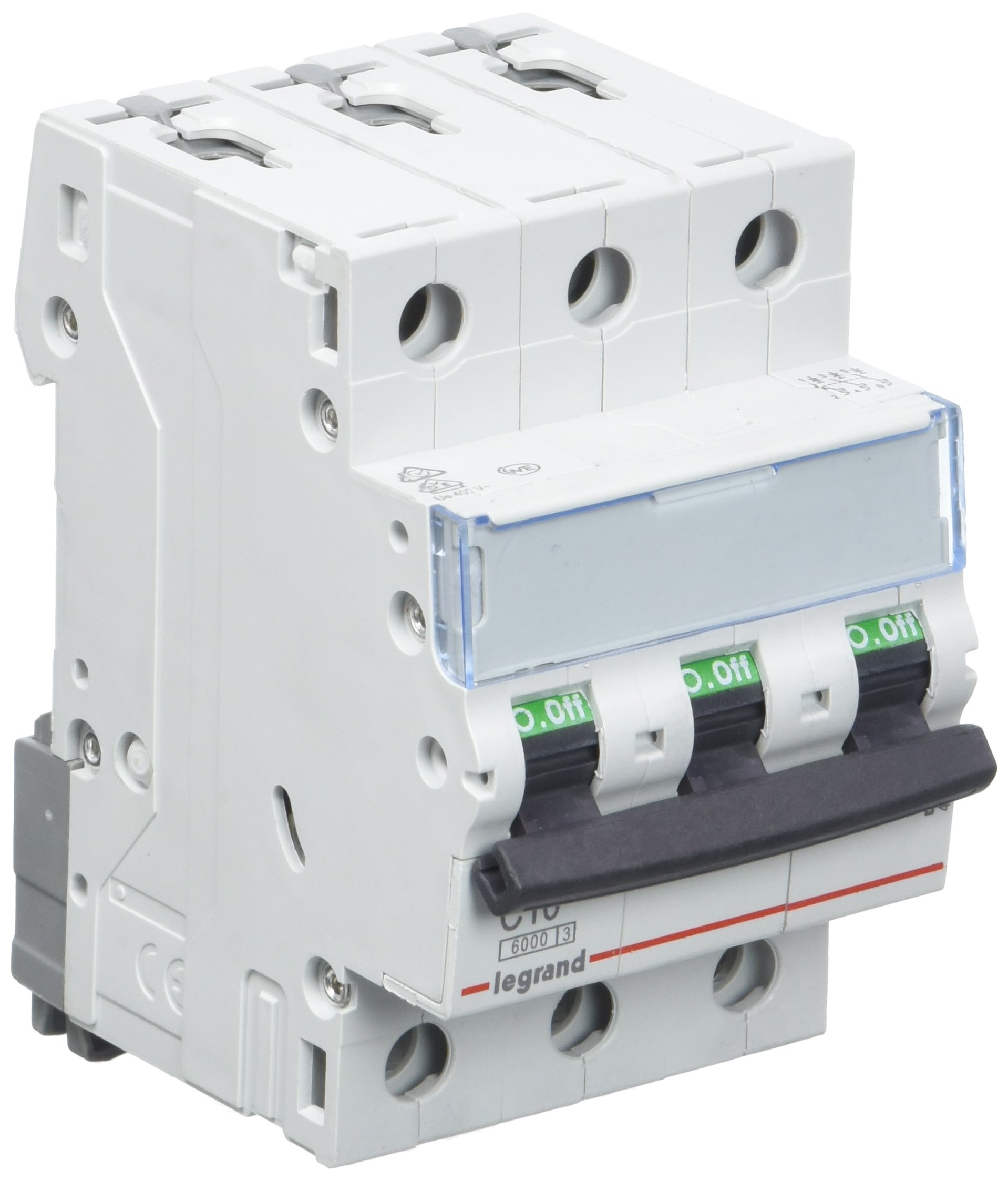 Legrand 403543 TX3 Circuit Breaker C10 A 3P 6KA 3 M