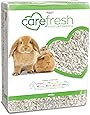 carefresh 99% Dust Free White Natural Paper Small Pet Bedding with Odor Control, 50 L
