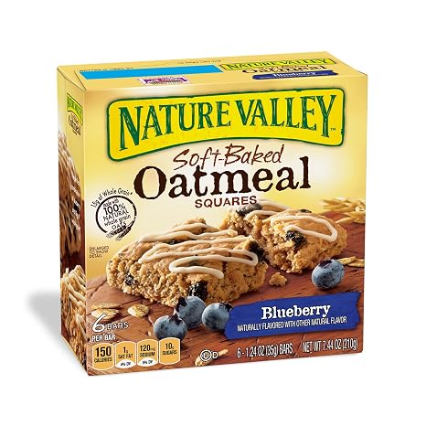 Nature Valley Soft-baked oatmeal squares Blueberry - 6 ct (016000486492)