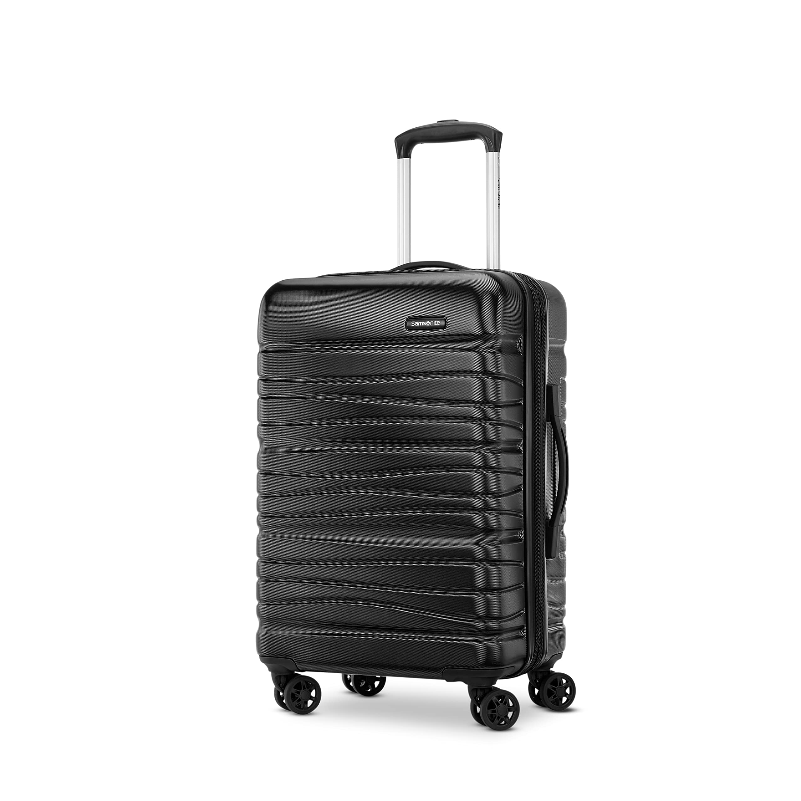 Samsonite Evolve SE Hardside Expandable Luggage with Spinners, Bass Black, 3PC Set (CO/M/L)