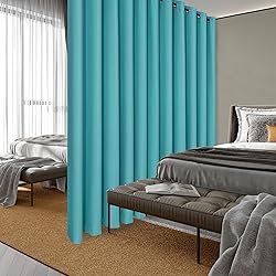 Hiasan Room Divider Blackout Curtains,Extra Wide