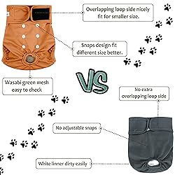 Female Dog Diapers - Premium Reusable Diapers for
