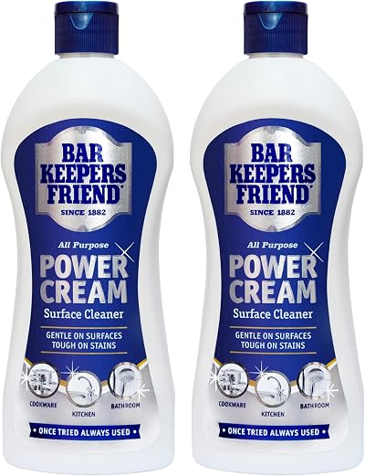 Bar Keepers Friend Power Cream 2x350ml All Purpose Surface Cleaner