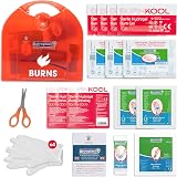 Astroplast First Aid Burns Dispenser Compact Red Piccolo Box Kit view 1