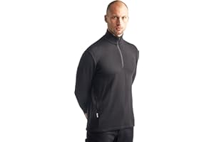 Icebreaker Merino Men's Original Long Sleeve Half Zip Pullover Top, New Zealand Merino Wool
