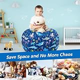 Decalsweet Kids Bean Bag Chair Cover Large Underwater Theme (No Filling) view 2