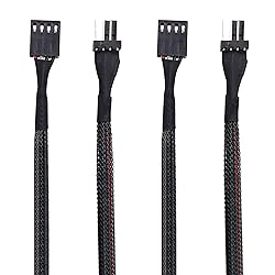 Cable Matters 2-Pack 3 Way 4 Pin PWM Fan Splitter