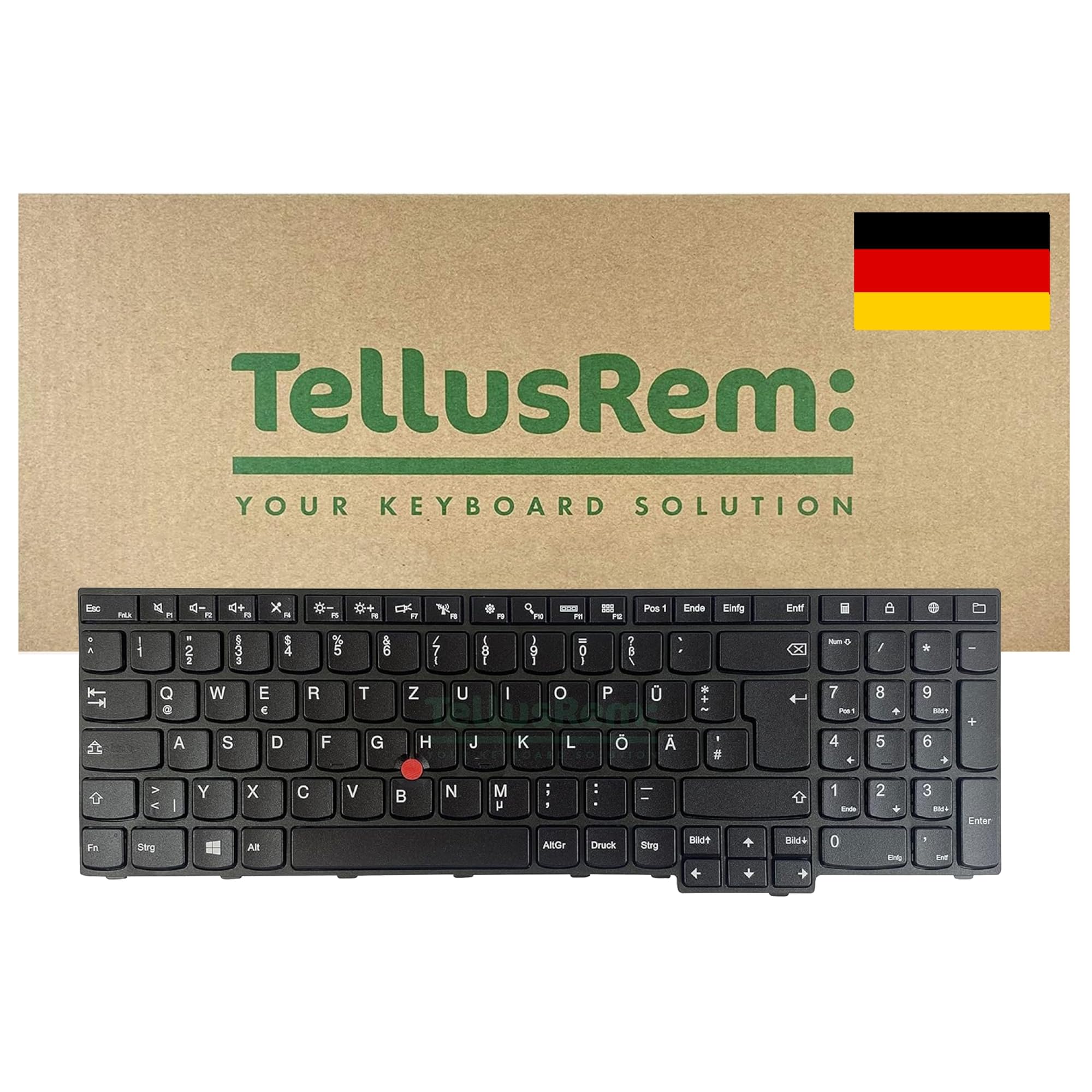 replacement German non-backlit keyboard for Lenovo Thinkpad E550 E560 E560c