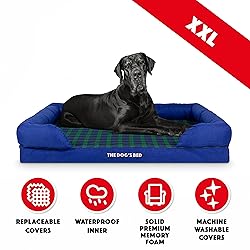 The Dog’s Bed Orthopedic Dog Bed XXL Black Watch
