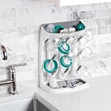 OXO Tot Space Saving Drying Rack – Upright, 9 Hooks, Removable Tray view 2