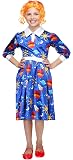 Kid's The Magic School Bus Miss Frizzle Costume for Girl's - Child Miss Frizzle Science Teacher Outfit Dress