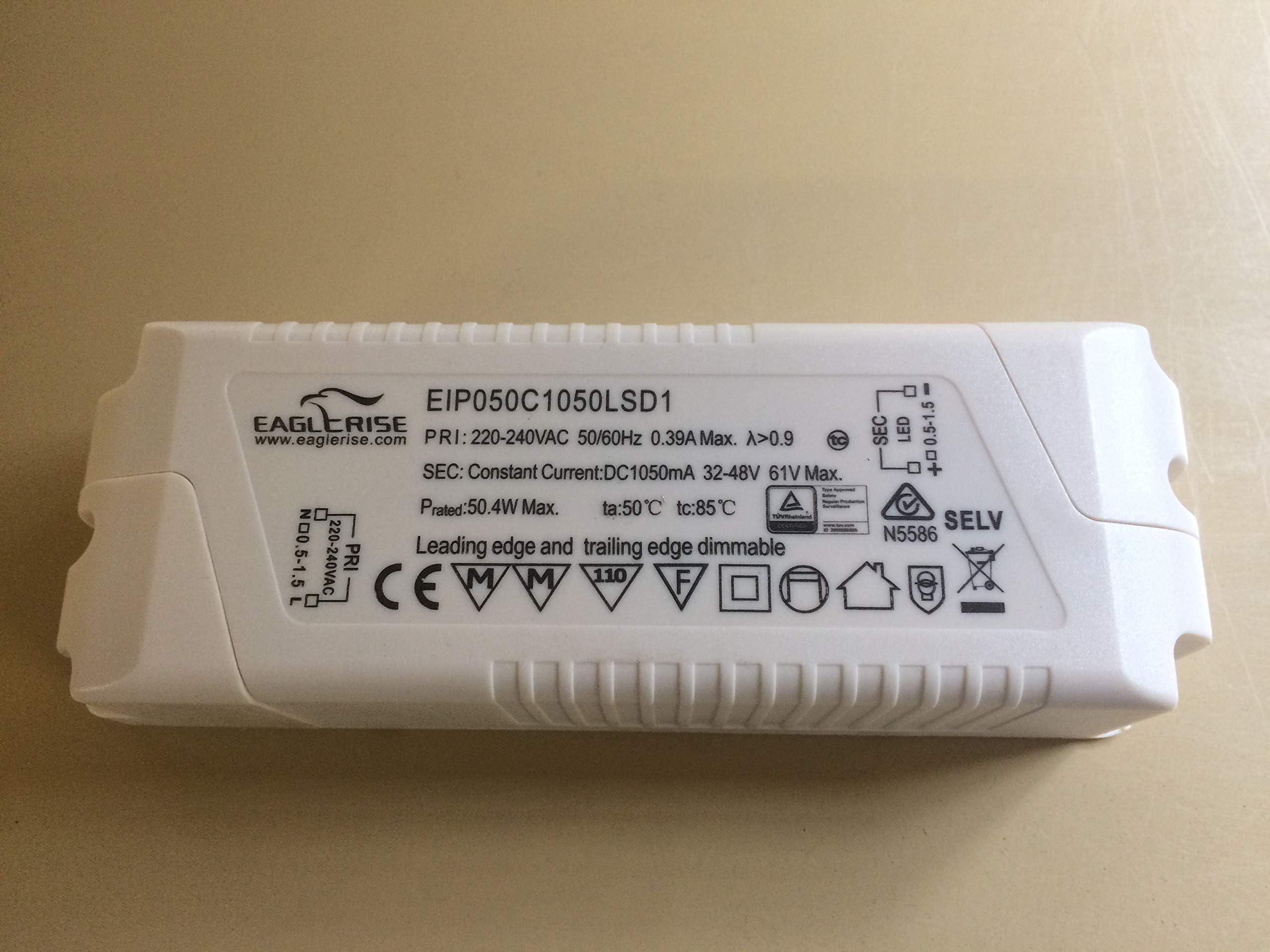 Eaglerise EIP050C1050LSD1 LED Driver 50 W 1200 mA 32 V 48 V Dimmable