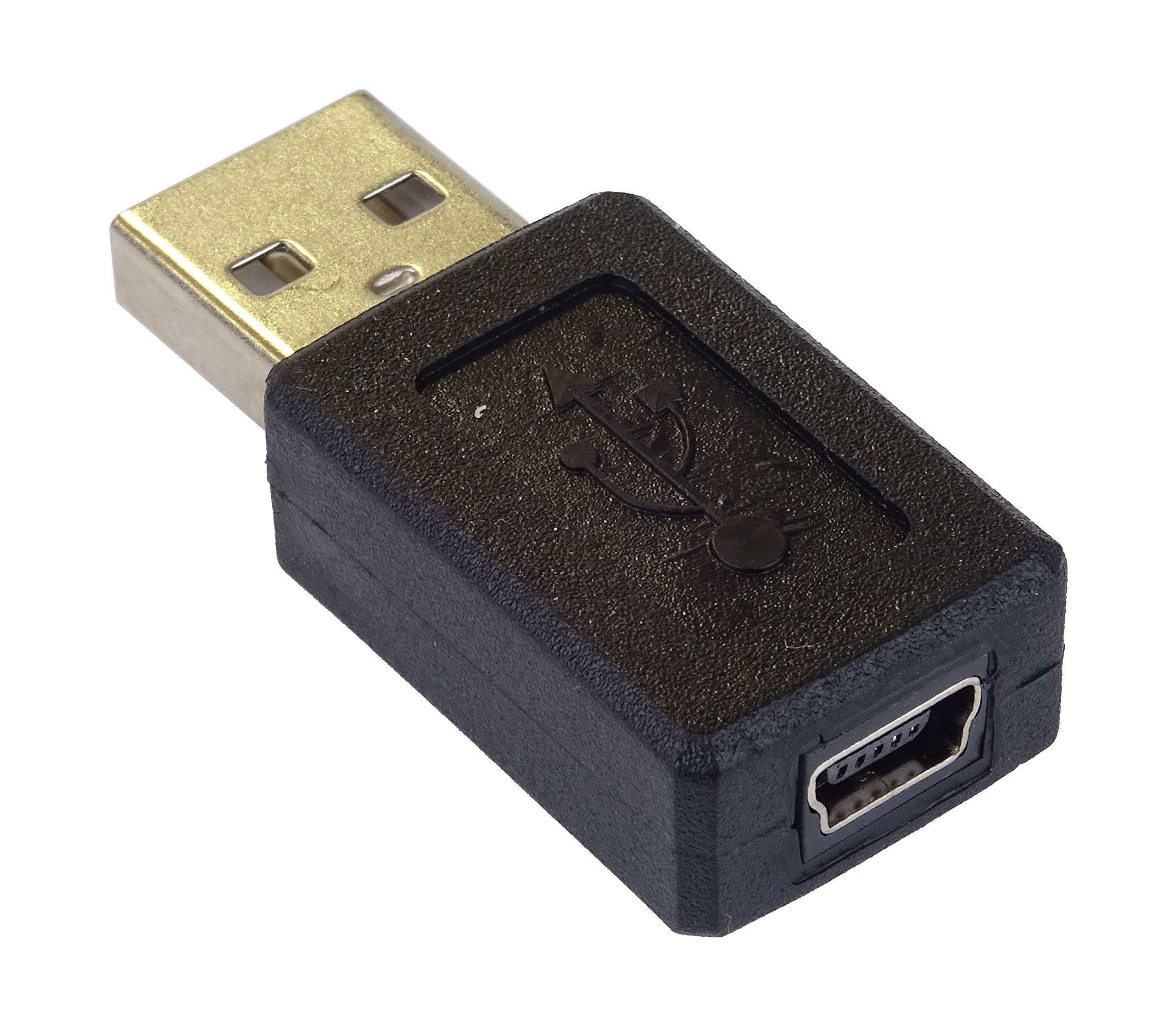 PremiumCord Kur-10 USB A to Mini USB Male to Female Adapter M/F