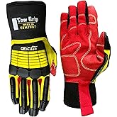 Cestus 3084, ANSI Cut A2 Impact Gloves, (1,3,10,50 pairs) Heavy Duty Work Gloves for Construction and Oilfield