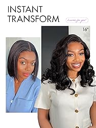 LUVME HAIR 100% Human Hair Wigs Loose Wave Glueless