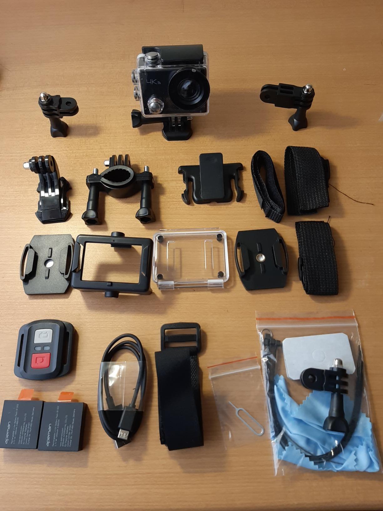 Amazon 進化版 Apeman 7 アクションカメラ Webカメラ 4k高画質 00万画素 リモコン付き Wifi搭載 30m 防水 カメラ Hdmi出力 タイムラプス ループ録画 連写 バッテリー 2 ウェアラブルカメラ 多数アクセサリー１年保証付き Apeman ウェアラブルカメラ