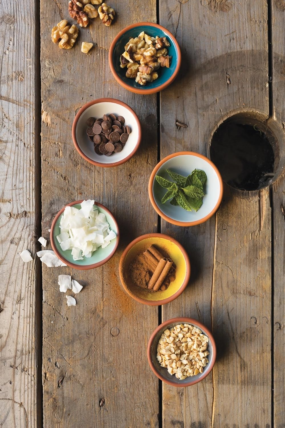 Now Designs Terracotta Pinch Bowls, Set of 6: Kitchen & Dining