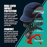 JSP HARDCAP Aerolite Lightweight Safety Bump Cap Black Ventilated EN812 view 7