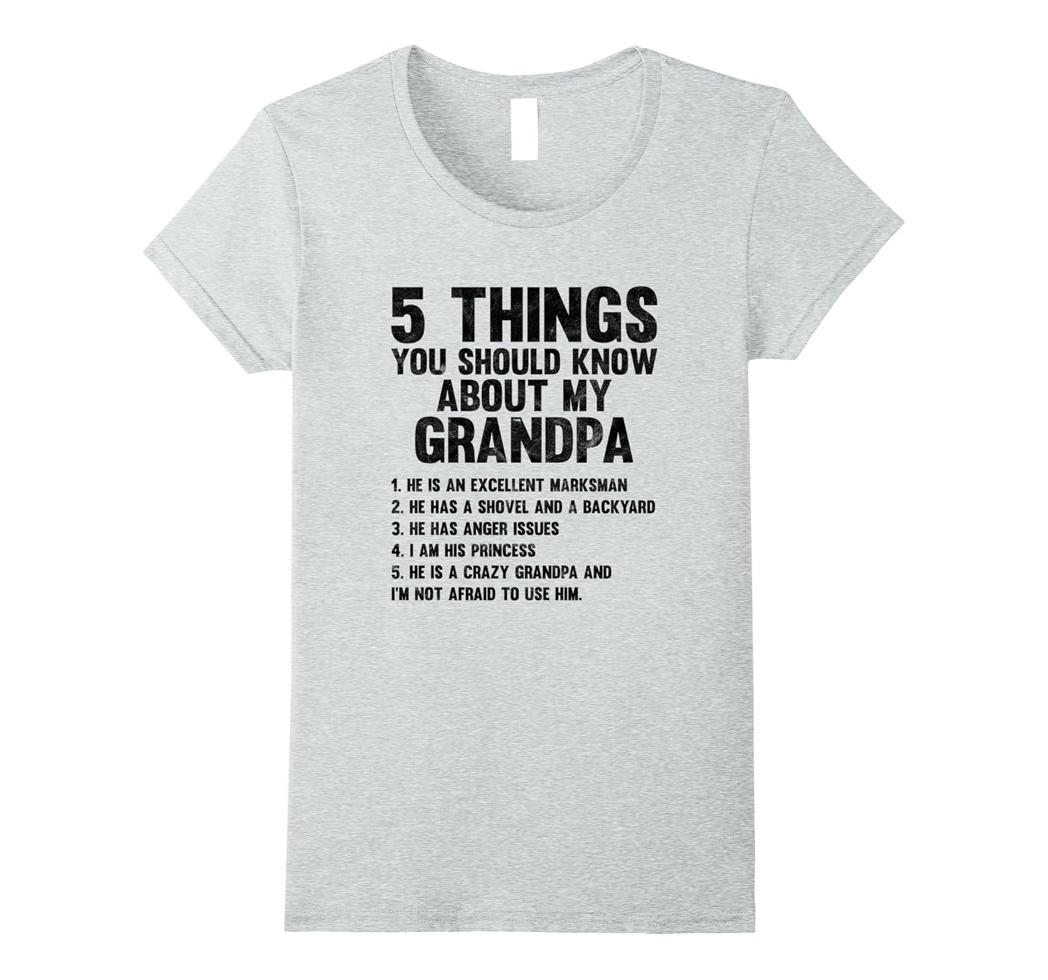 5 Things You Should Know About My Grandpa Shirt-ANZ