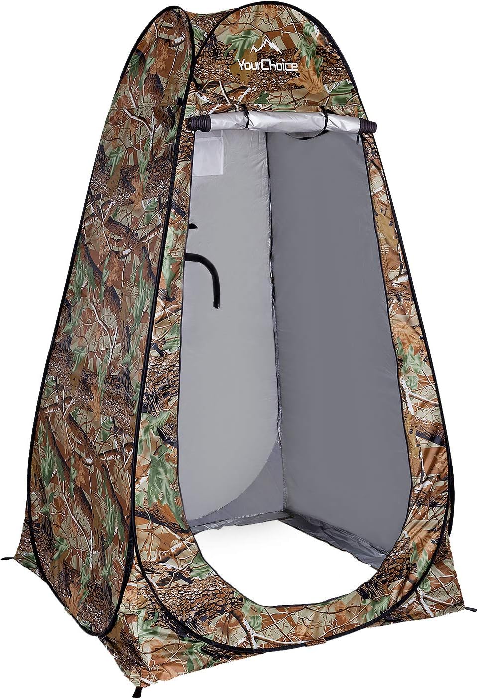 Your Choice Pop Up Camping Shower Tent, Portable Changing Room Camp Shower Toilet Privacy shelter Tents for Outdoor and Indoor, 6.2FT Tall - Color Camo Green: Sports & Outdoors