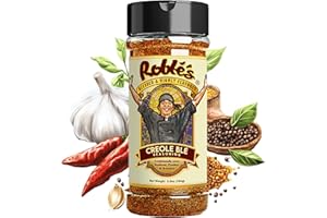 Blessed and Highly Flavored Creole Blé Seasoning by Chef Roblé, Gluten-Free, Low Sodium Mix, Spicy, Natural Spice Blend for Grilling, Vegetables, Salad, Pizza, Pasta