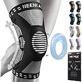 NEENCA Professional Knee Brace, Compression Knee Support with Patella Gel Pad & Side Stabilizers, Medical Knee Sleeve for Pain Relief, ACL,PCL, Meniscus, Injury Recovery, Arthritis, Sports, Workout...