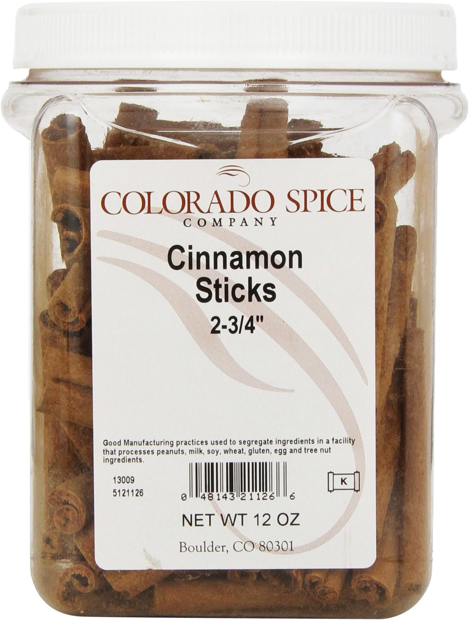 Colorado Spice Cinnamon, Whole Sticks 5-6 ", 12 Ounce