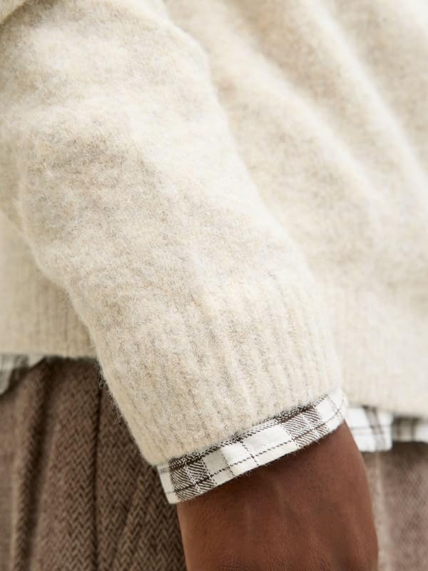 Jprblasimon Souffle Knit Crew Neck, Doublure argentée, L Homme