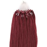 Extensions Cheveux 100% Naturels Remy Pose à Froid Easy Loop 53cm - Lot 25/50/100 Mèches, Qualité AAA