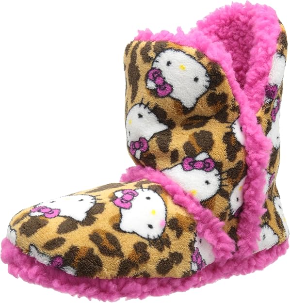 Hello Kitty Women's Sherpa Boot With 3D Bow Ornament