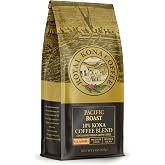 Royal Kona 10% Kona Coffee Blend Whole Bean, Classic Pacific Medium-Dark Roast, Smooth Bold Hawaiian Coffee Beans, Rich Full-Bodied Flavor, 8 oz