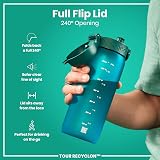 Ion8 Sports Water Bottle 750 ml Leak Proof Dishwasher Safe Aqua view 4