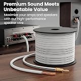 GEARit 2x2.5mm² Speaker Cable 152.4m/500ft 14AWG Twin Core CCA White view 7
