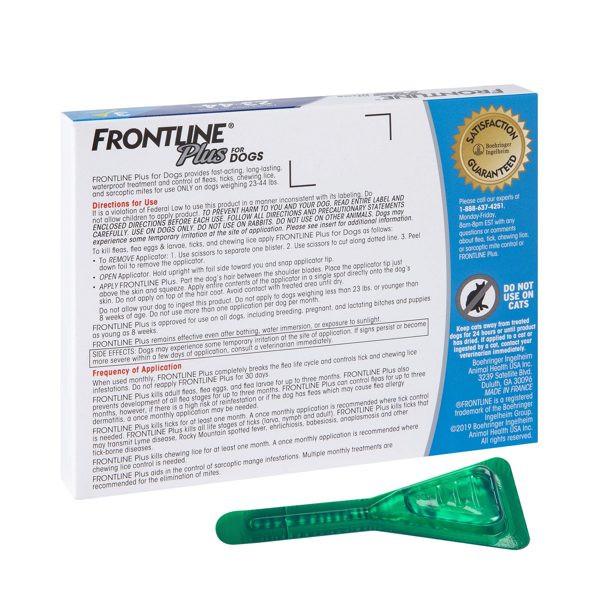 FRONTLINE Plus Flea and Tick Treatment for Dogs (Medium Dog, 2344