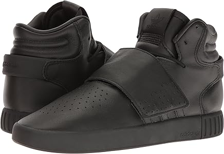 adidas tubular invader strap black leather