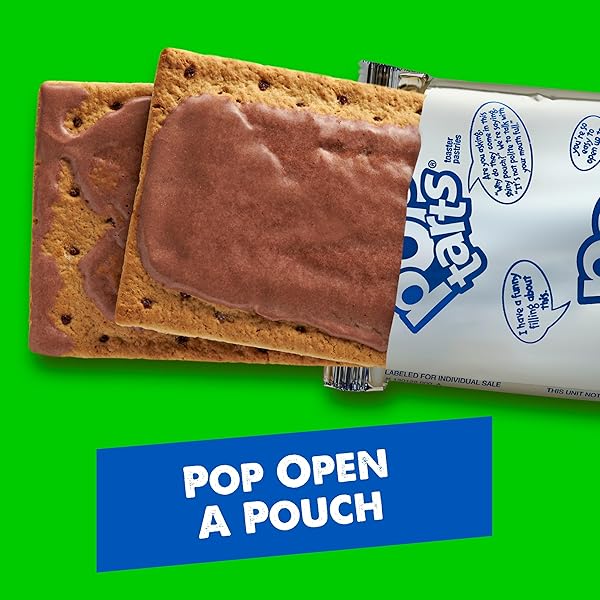 POP-TARTS TOASTER PASTRIES, BREAKFAST FOODS, KIDS SNACKS, FROSTED S’MORES (8 POP-TARTS)
